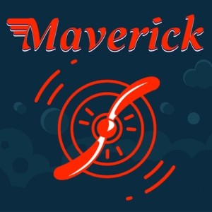 Maverick logo by AD LUNAM at Aviator Games